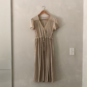 Christy dawn dress wheat stripe